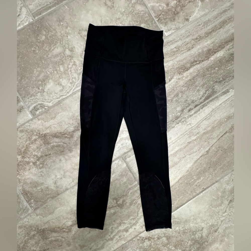 Lululemon Fast and Free high rise crop 23” with pockets